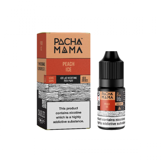 Pacha Mama by Charlies Chalk Dust 10mg 10ml E-liquid (50VG/50PG) - Flavour: Peach Ice