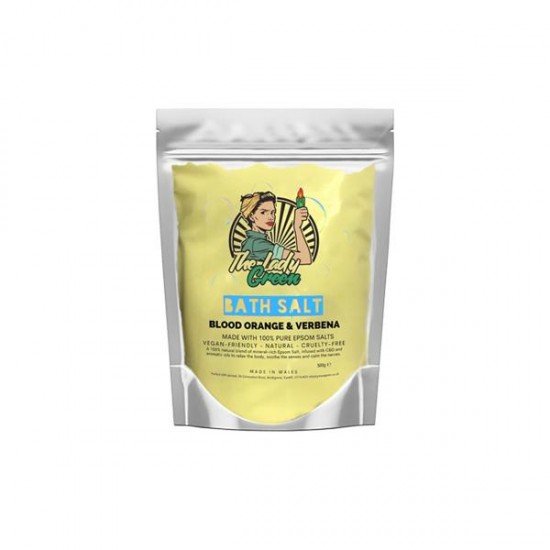 Lady Green 50mg CBD Bath Salt - Flavour: Blood Orange & Verbena