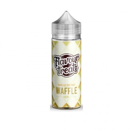 Flavour Treats by Ohm Boy 100ml Shorfill 0mg (70VG/30PG) - Flavour: Vanilla Custard Waffle