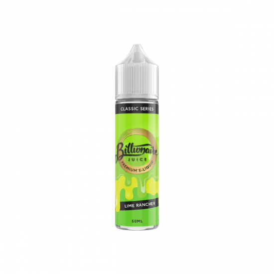 Billionaire Juice Classic Series 0ml Shortfill 0mg (70VG/30PG) - Flavour: Lime Rancher