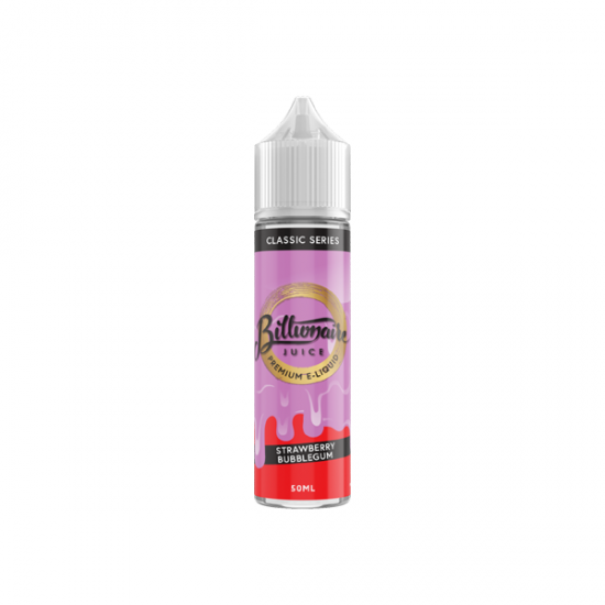 Billionaire Juice Classic Series 50ml Shortfill 0mg (70VG/30PG) - Flavour: Strawberry Bubblegum