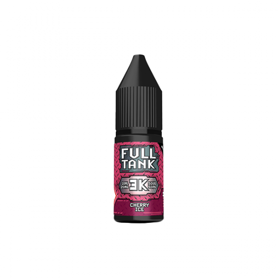 20mg Full Tank 3K Bar Nic Salt 10ml (50VG/50PG) - Flavour: Cherry Ice