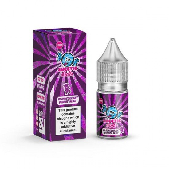 10mg Sweetie by Liqua Vape 10ml Flavoured Nic Salts - Flavour: Blackcurrant Gummy Bear