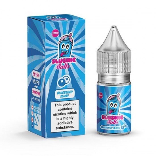 20mg Slushie by Liqua Vape 10ml Flavoured Nic Salts - Size: Blueberry Slush