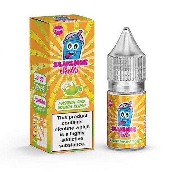 20mg Slushie by Liqua Vape 10ml Flavoured Nic Salts - Size: Passion & Mango Slush