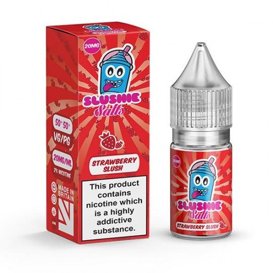 20mg Slushie by Liqua Vape 10ml Flavoured Nic Salts - Size: Strawberry Slush