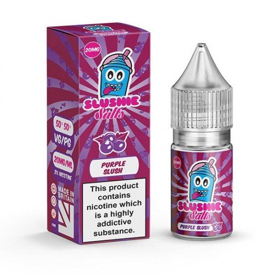 20mg Slushie by Liqua Vape 10ml Flavoured Nic Salts - Size: Purple Slush