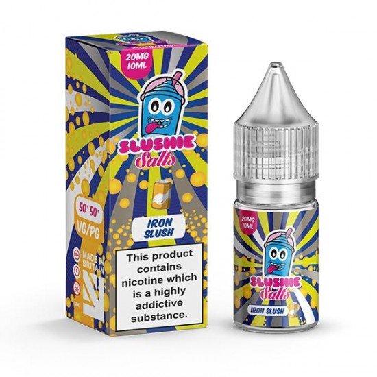 20mg Slushie by Liqua Vape 10ml Flavoured Nic Salts - Size: Iron Slush