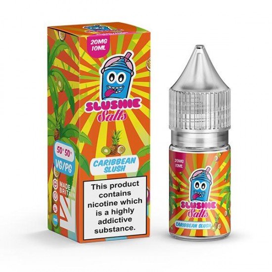 20mg Slushie by Liqua Vape 10ml Flavoured Nic Salts - Size: Caribbean Slush