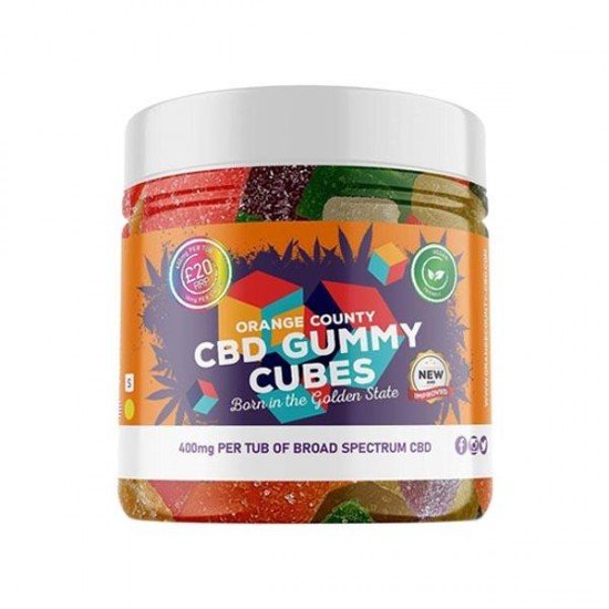 Orange County CBD 800mg Gummies - Small Pack - Variety: Gummy Cubes