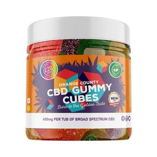 Orange County CBD 1200mg Gummies - Small Pack - Variety: Gummy Cubes