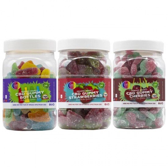 Orange County CBD 4800mg Gummies - Large Pack - Variety: Gummy Bears