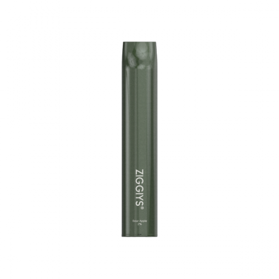 20mg Ziggiys G6 Disposable Vape Pod 600 Puffs - Flavour: Sour Apple
