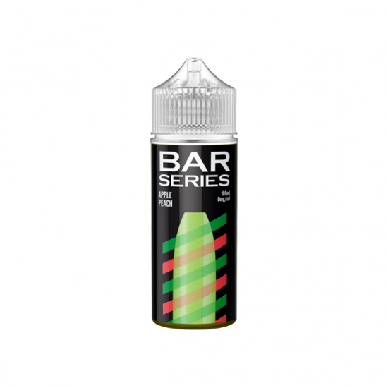 Bar Series 100ml Shortfill 0mg (70VG/30PG) - Flavour: Apple Peach