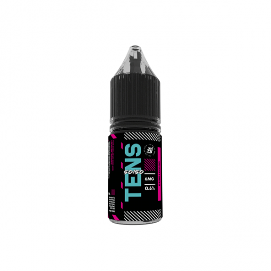 3mg Tens 50/50 10ml (50VG/50PG) - (Full Box) Pack Of 10 - Flavour: Bubblegum