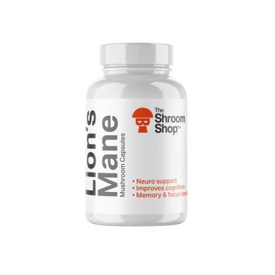 The Shroom Shop Lions Mane Mushroom 45000mg Capsules - 90 Caps