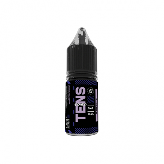 6mg Tens 50/50 10ml (50VG/50PG) - (Full Box) Pack Of 10 - Flavour: Ultra Violet