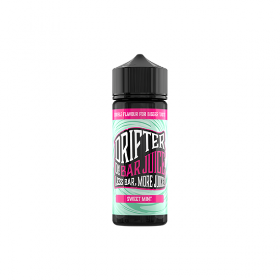 Drifter Bar Juice 100ml Shortfill 0mg (50VG/50PG) - Flavour: Sweet Mint