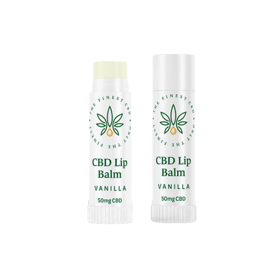 The Finest Balm 50mg CBD Vanilla Lip Balm Stick - 5ml