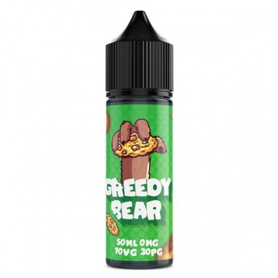 Greedy Bear 50ml Shortfill 0mg (70VG/30PG) - Flavour: Cookie Cravings