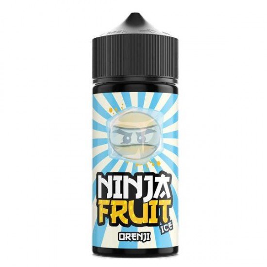 Ninja Fruit 100ml Shortfill 0mg (70VG/30PG) - Flavour: Orenji Ice