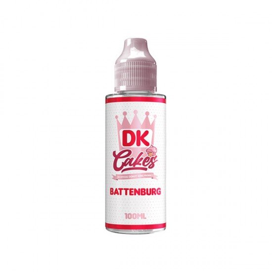 DK Cakes 100ml Shortfill 0mg (70VG/30PG) - Flavour: Battenburg