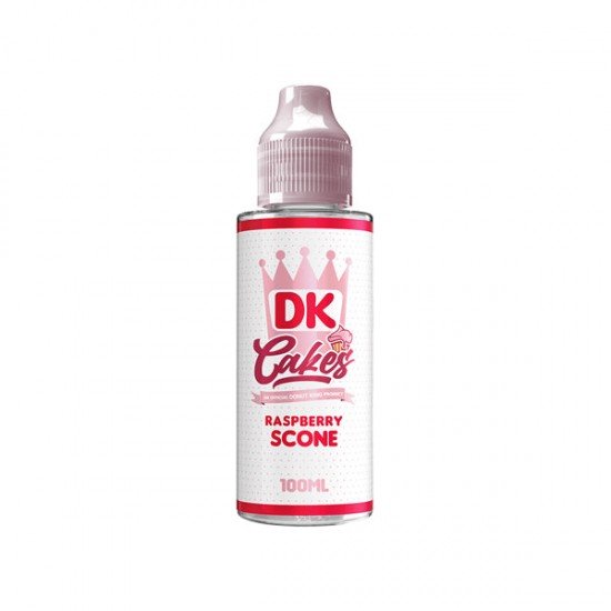 DK Cakes 100ml Shortfill 0mg (70VG/30PG) - Flavour: Raspberry Scone