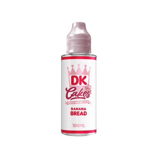 DK Cakes 100ml Shortfill 0mg (70VG/30PG) - Flavour: Banana Bread