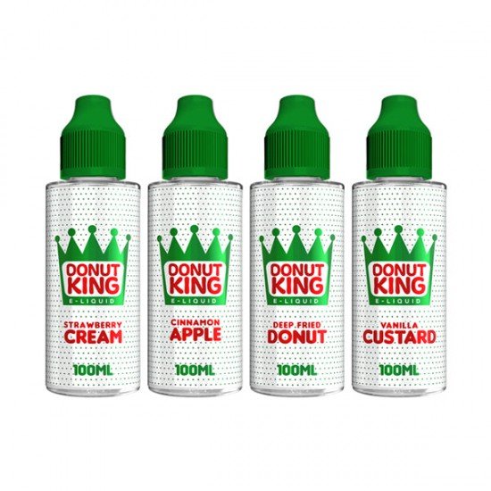 Donut King 100ml Shortfill 0mg (70VG/30PG) - Flavour: Delightful Lemon