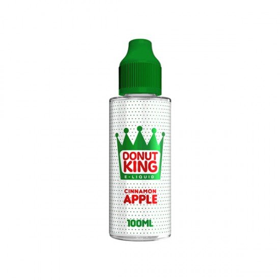 Donut King 100ml Shortfill 0mg (70VG/30PG) - Flavour: Cinnamon Apple