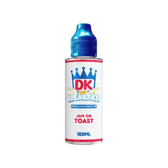 DK Breakfast 100ml Shortfill 0mg (70VG/30PG) - Flavour: Jam On Toast