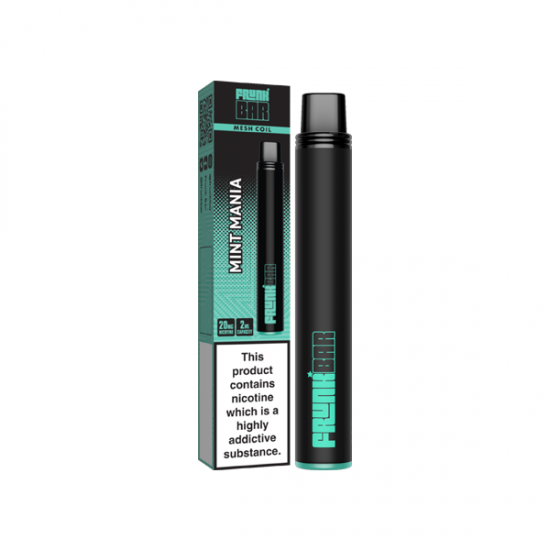 20mg Frunk Bar Mesh Disposable Vape Device 600 Puffs - Flavour: Mint Mania