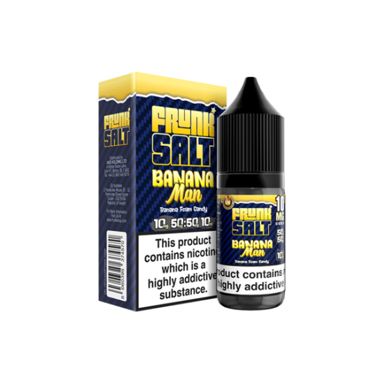 10mg Frunk Salts 10ml Nic Salts (50VG/50PG) - Flavour: Banana Man