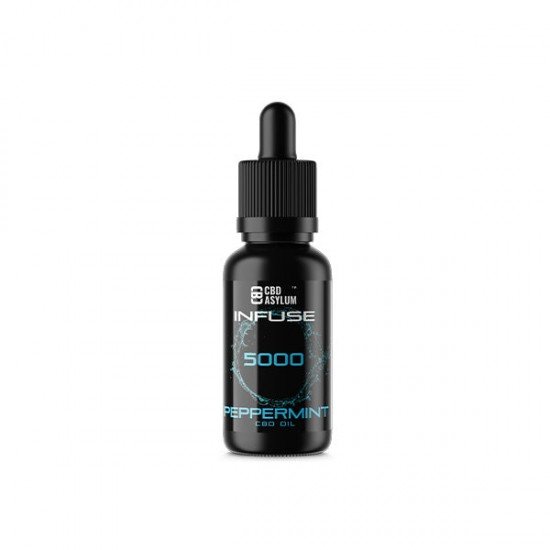 CBD Asylum Infuse 5000mg CBD Peppermint Oil - 30ml (BUY 1 GET 2 FREE)