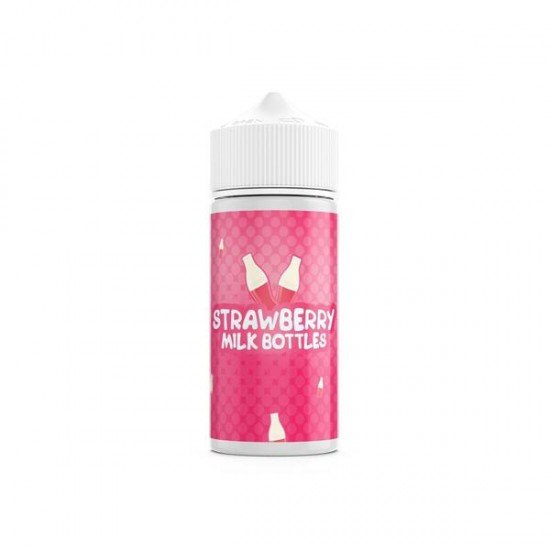 Strawberry Milk Bottles 100ml Shortfill 0mg (70VG/30PG)