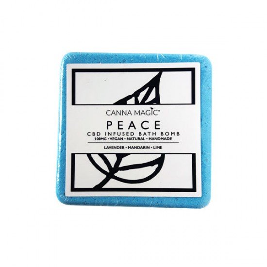 Canna Magic Handmade 100mg CBD Bath Bombs - Flavour: Peace