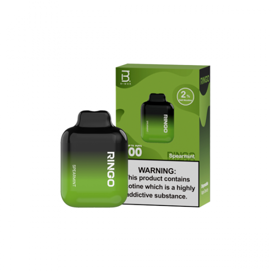 20mg B+MOR Ringo Dual Mesh Disposable Vape Device 600 Puffs - Flavour: Spearmint