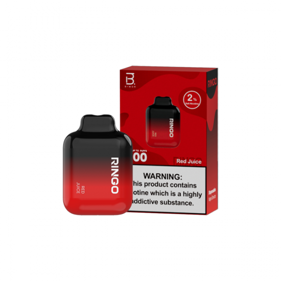 20mg B+MOR Ringo Dual Mesh Disposable Vape Device 600 Puffs - Flavour: Red Juice