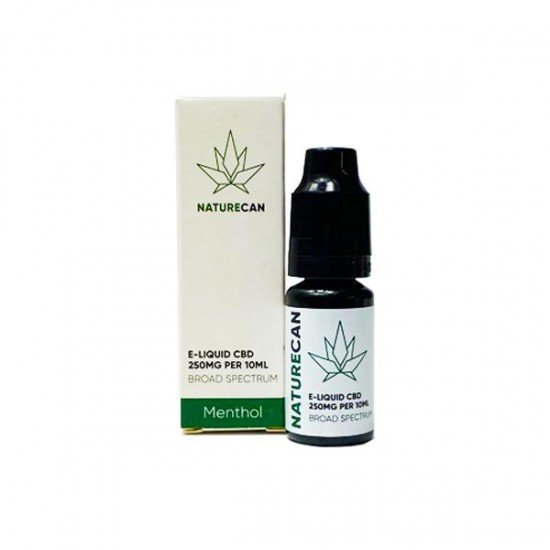 Naturecan 250mg CBD E-Liquid 10ml (80VG/20PG) - Flavour: Menthol