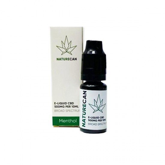 Naturecan 500mg CBD E-Liquid 10ml (80VG/20PG) - Flavour: Menthol