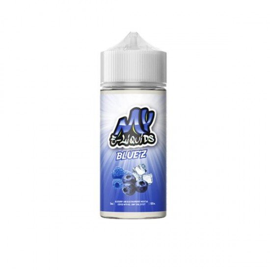 My E-Liquids 0mg 100ml Shortfill (70VG/30PG) - Flavour: Bluez