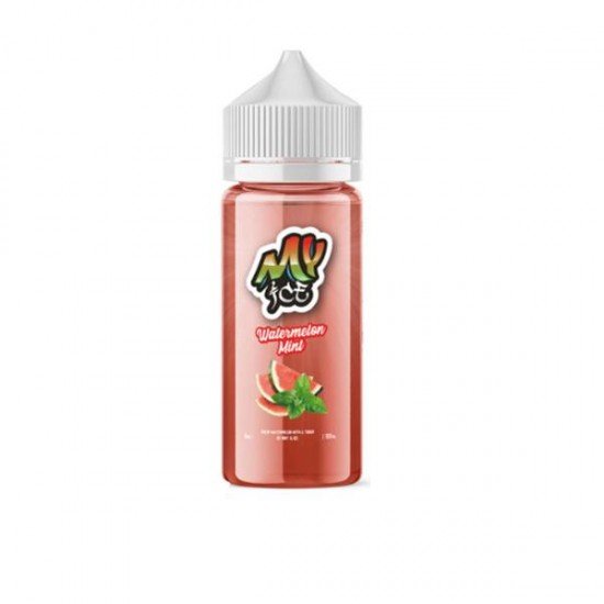 My Ice 0mg 100ml Shortfill (70VG/30PG) - Flavour: Ice Watermelon mint