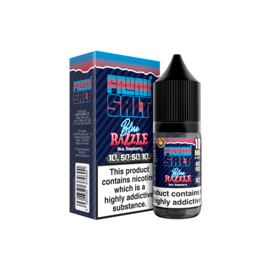 10mg Frunk Salts 10ml Nic Salts (50VG/50PG) - Flavour: Blue Razzle