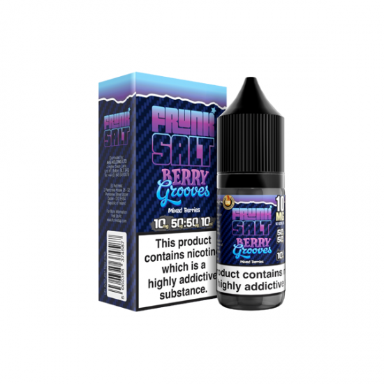 10mg Frunk Salts 10ml Nic Salts (50VG/50PG) - Flavour: Berry Grooves