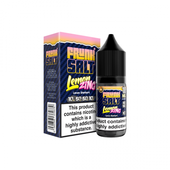 10mg Frunk Salts 10ml Nic Salts (50VG/50PG) - Flavour: Lemon Zing