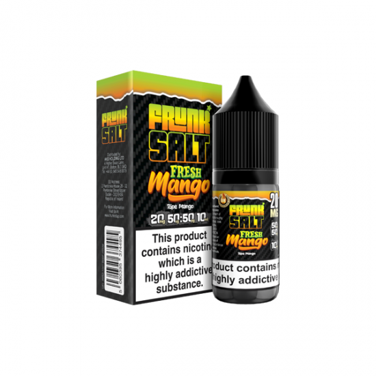 20mg Frunk Salts 10ml Nic Salts (50VG/50PG) - Flavour: Fresh Mango