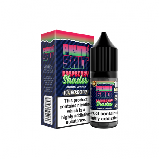 10mg Frunk Salts 10ml Nic Salts (50VG/50PG) - Flavour: Raspberry Shades