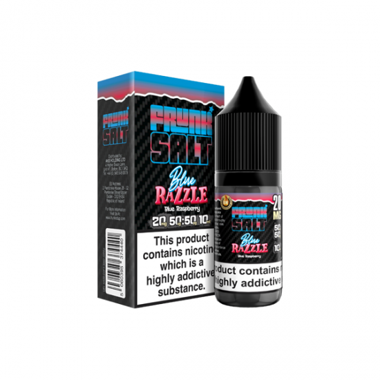 20mg Frunk Salts 10ml Nic Salts (50VG/50PG) - Flavour: Blue Razzle