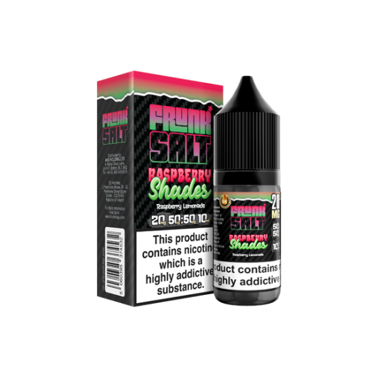 20mg Frunk Salts 10ml Nic Salts (50VG/50PG) - Flavour: Raspberry Shades