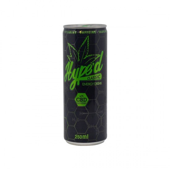 Hyped CBD Classic Cannabis Flavoured Energy Drink 250ml